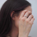 Load image into Gallery viewer, Twist rope link chain ring