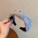 Load image into Gallery viewer, Wrinkled knotted headband