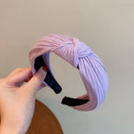Load image into Gallery viewer, Wrinkled knotted headband