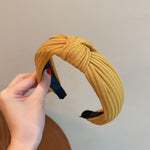 Load image into Gallery viewer, Wrinkled knotted headband