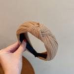 Load image into Gallery viewer, Wrinkled knotted headband