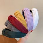 Load image into Gallery viewer, Wrinkled knotted headband