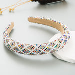 Load image into Gallery viewer, Non slip luxury pearl crystal hairband