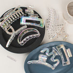 Load image into Gallery viewer, Transparent colour korean hair clip