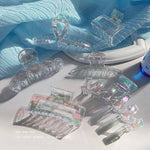 Load image into Gallery viewer, Transparent colour korean hair clip