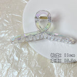 Load image into Gallery viewer, Transparent colour korean hair clip