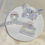 Load image into Gallery viewer, Transparent colour korean hair clip