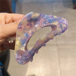 Load image into Gallery viewer, Marble print acetate hair claw