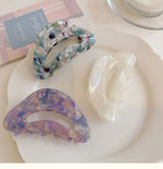 Load image into Gallery viewer, Marble print acetate hair claw