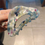 Load image into Gallery viewer, Marble print acetate hair claw