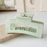 Load image into Gallery viewer, Frosted square hair claw