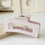 Load image into Gallery viewer, Frosted square hair claw