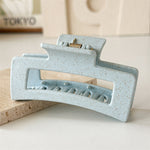 Load image into Gallery viewer, Frosted square hair claw