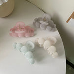 Load image into Gallery viewer, Velvet large flocking cloud hair clip