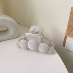 Load image into Gallery viewer, Velvet large flocking cloud hair clip