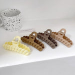 Load image into Gallery viewer, Solid color frosted hair clip