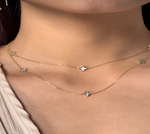 Load image into Gallery viewer, Four leaf clover double layer pendant