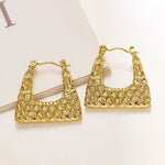Load image into Gallery viewer, Square ear buckle french retro earring