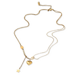 Load image into Gallery viewer, Star and heart charm pendent