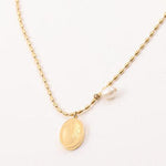 Load image into Gallery viewer, Water Pearl Oval Pendant