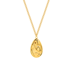Load image into Gallery viewer, Lava Irregularly Folded Water Droplet Square pendent neckless