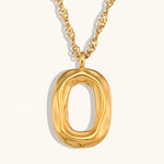 Load image into Gallery viewer, Dainty Oval Ring Necklace