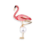 Load image into Gallery viewer, Flamingo broach
