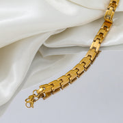 Cube Link Chain Bracelet