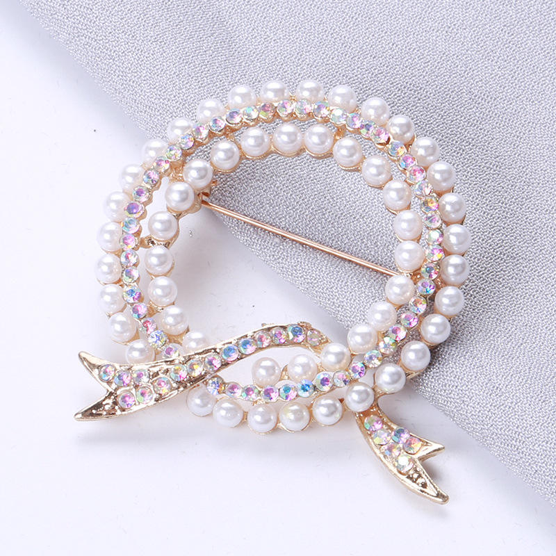Pearl Round Broach Pin