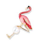 Load image into Gallery viewer, Flamingo broach
