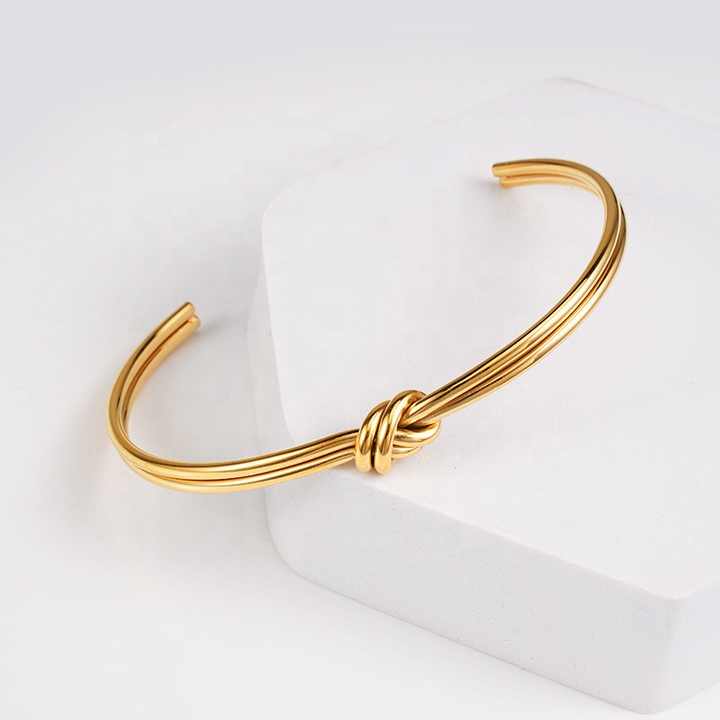 Knot open bangle