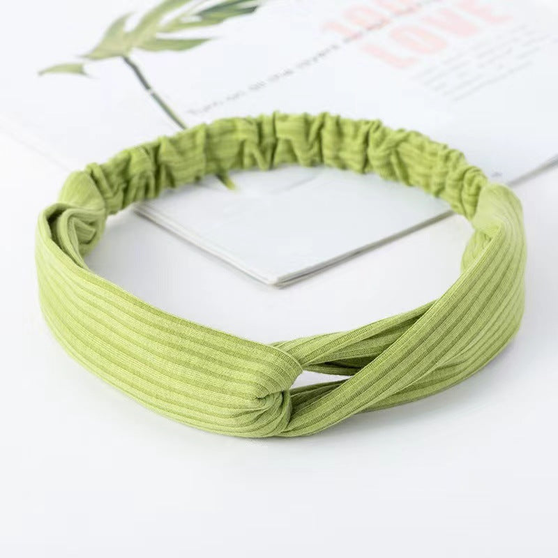 Elastic Tight Cross Hairband