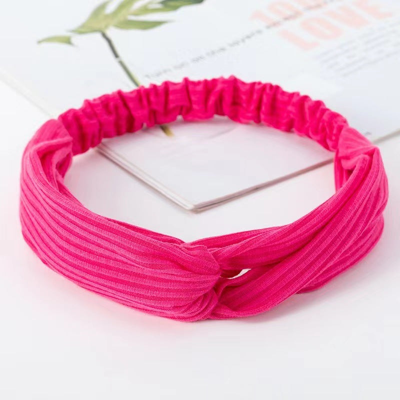 Elastic Tight Cross Hairband