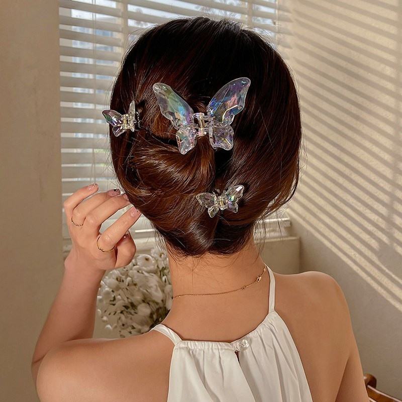 Butterfly Transparent Hair Clip