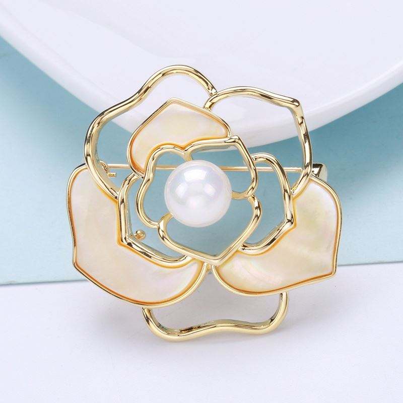 Camellia Flower Broach