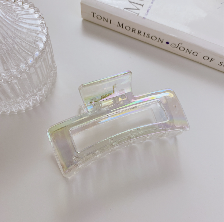 Rectangle Shape Transparent Hair clip