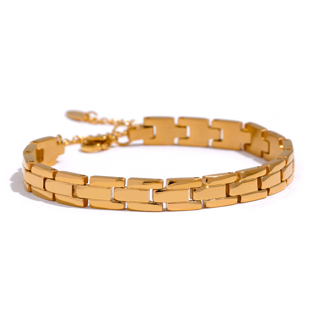 Cube Link Chain Bracelet