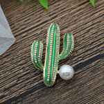 Load image into Gallery viewer, Cactus broach
