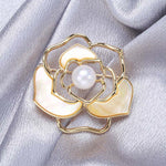 Load image into Gallery viewer, Camellia Flower Broach
