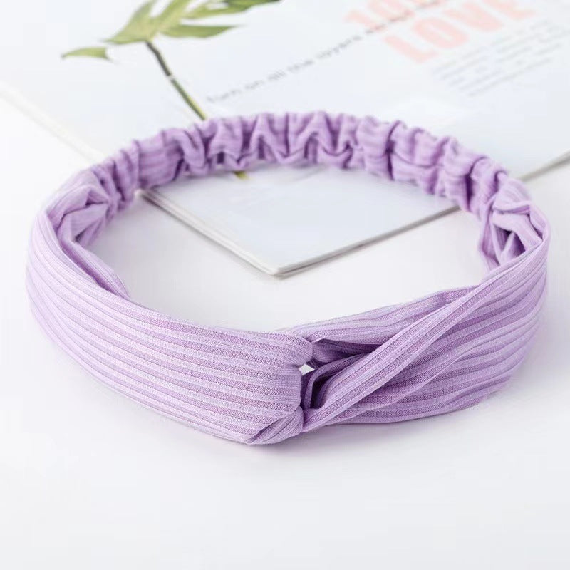 Elastic Tight Cross Hairband