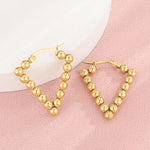 Load image into Gallery viewer, Triangular water drop shape earring
