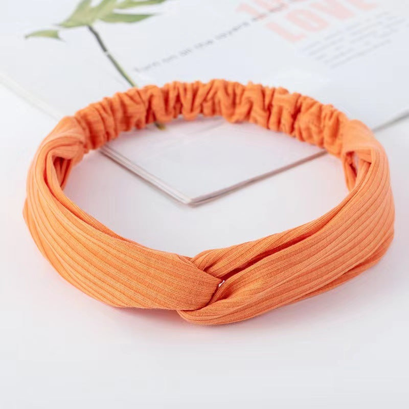 Elastic Tight Cross Hairband