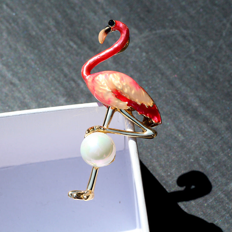 Flamingo broach