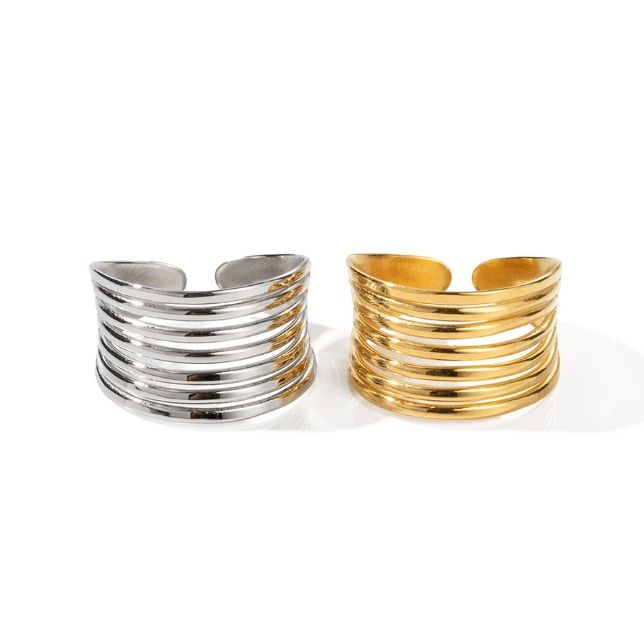Multi Layer Bend Open Ring