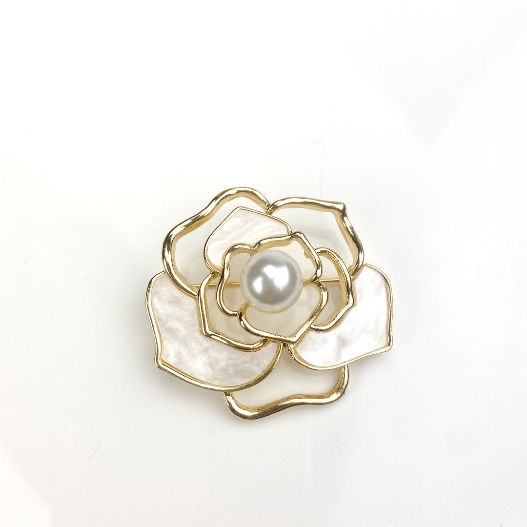 Camellia Flower Broach