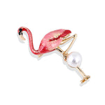 Load image into Gallery viewer, Flamingo broach
