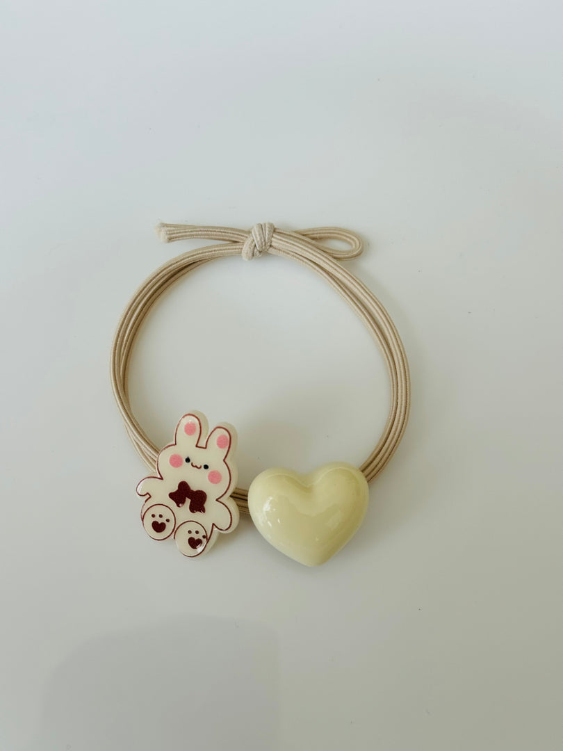 Bow knot cute cartoon hair tie