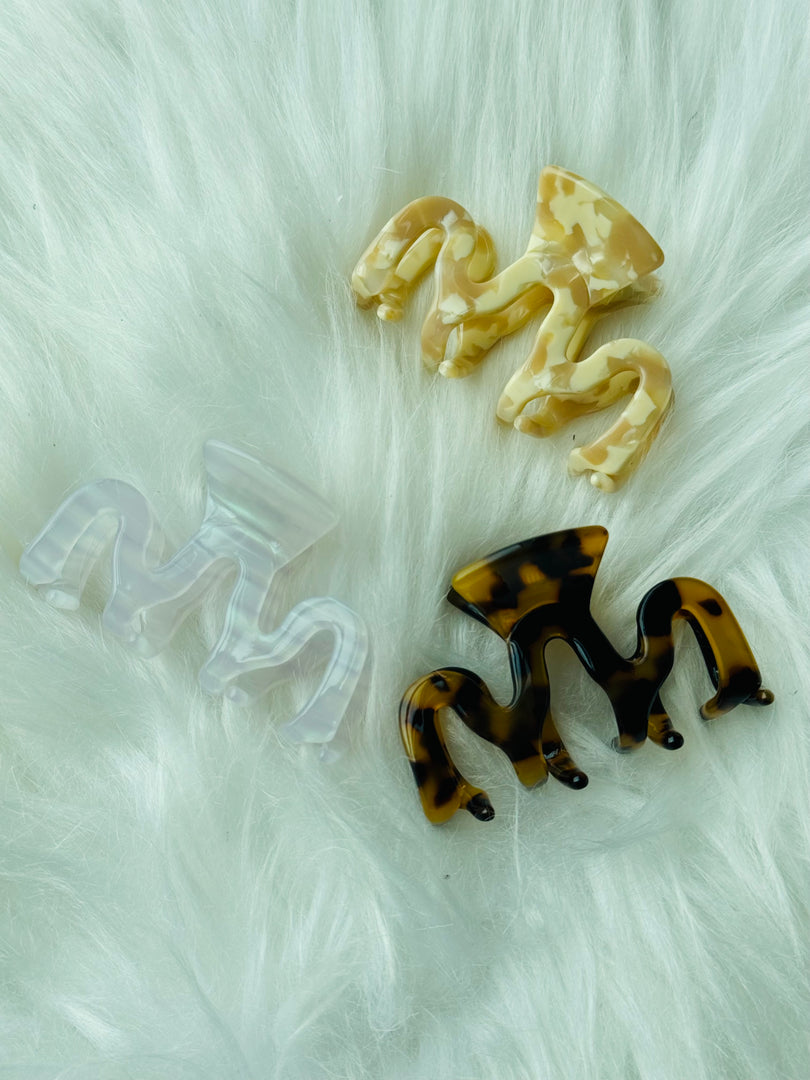 Middle Size Geometric Hair Claws