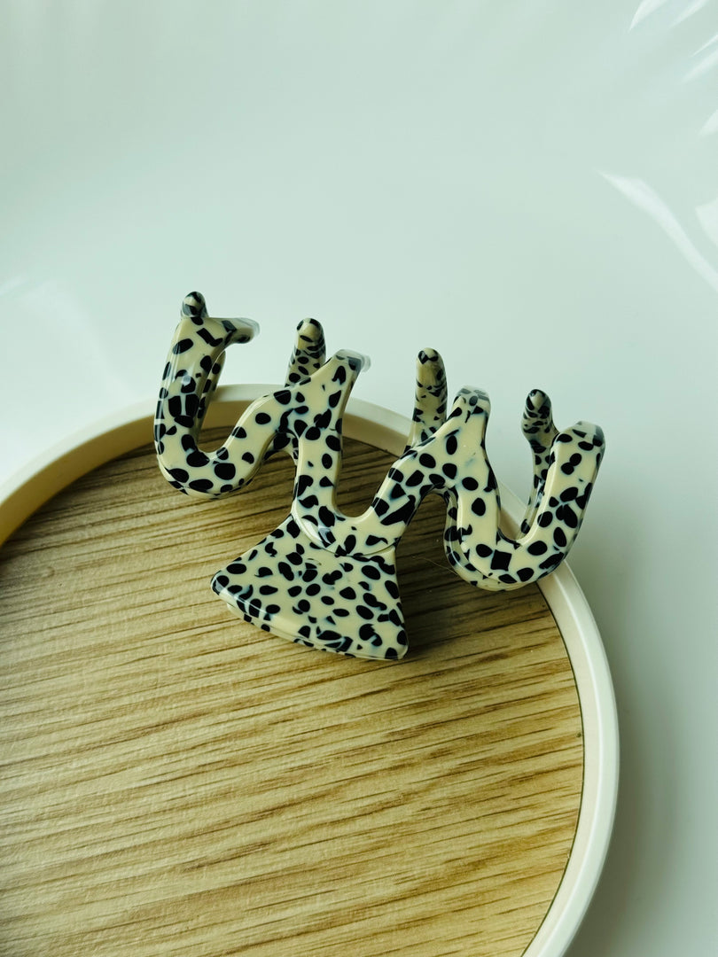 Middle Size Geometric Hair Claws