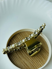 Simple Stone Hair Clip